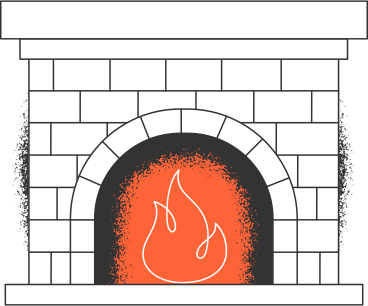 暖炉 PNG、SVG