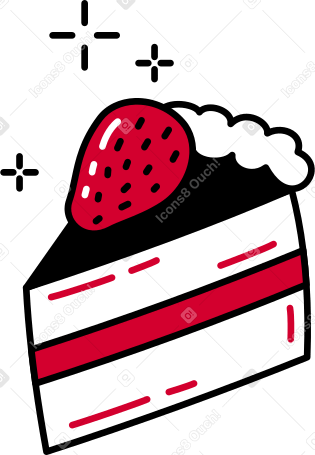 кусок пирога в PNG, SVG