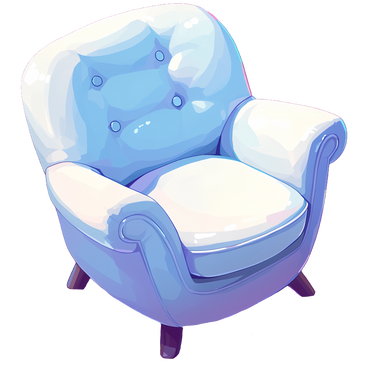 Chaise blanche PNG, SVG
