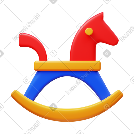 3D 木马 PNG, SVG