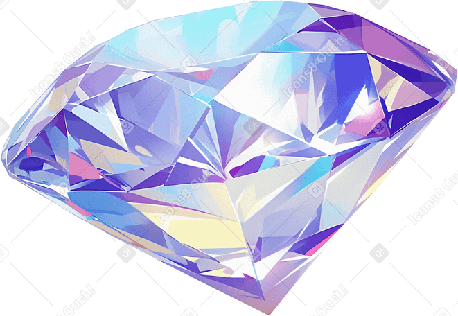 Алмаз в PNG, SVG