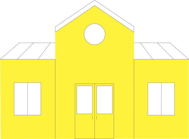 school building Illustration in PNG, SVG