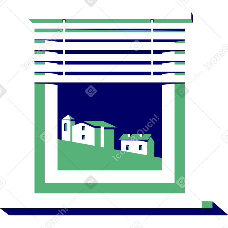 background window green Illustration in PNG, SVG