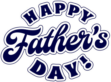 lettering happy father's day! with strokes text PNG, SVG