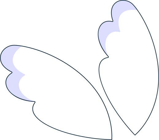 Illustration white angel wings aux formats PNG, SVG