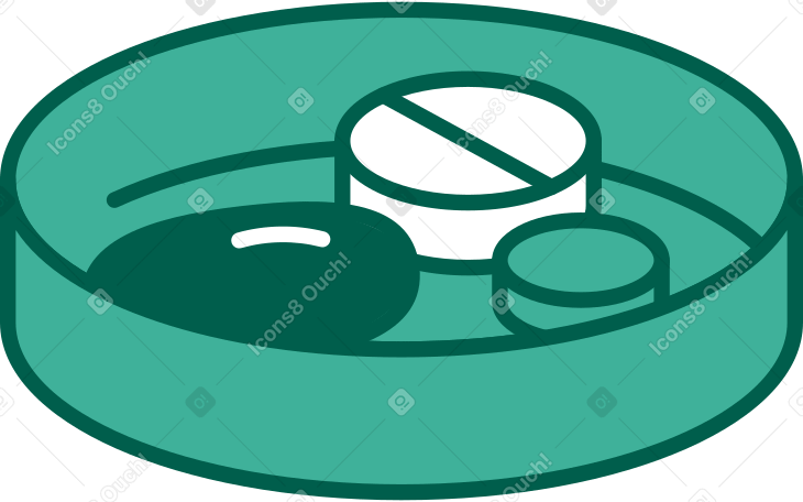 tablets in a cap PNG, SVG