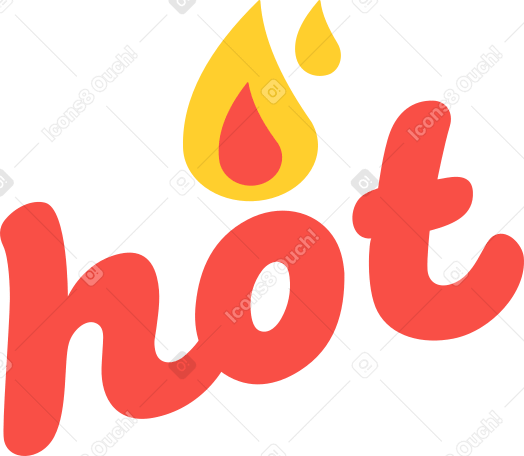 hot Illustration in PNG, SVG