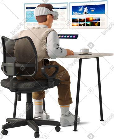 Illustrations vectorielles style 3D Business aux formats PNG et SVG