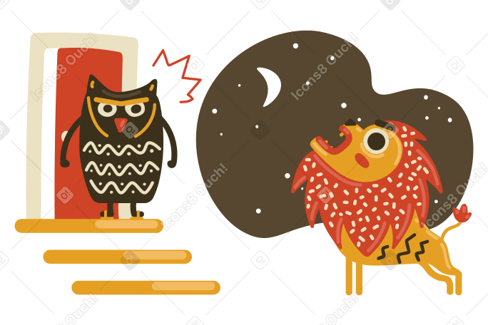 Trying to get to sleep Illustration in PNG, SVG