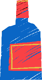 Illustration bouteille aux formats PNG, SVG
