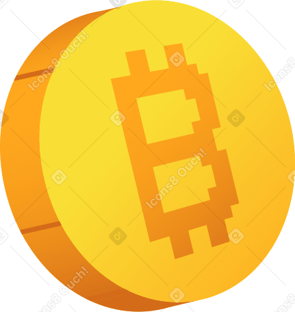 Énorme bitcoin PNG, SVG