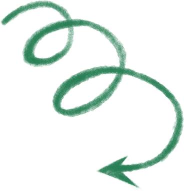 green spiral arrow PNG, SVG