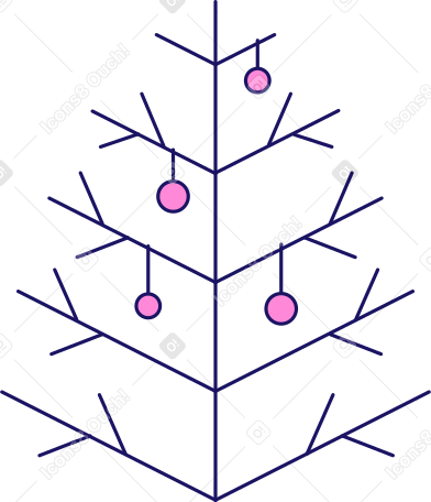 gran arbol de navidad PNG, SVG