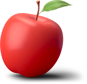 red apple в PNG, SVG