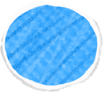 blue round confetti PNG, SVG