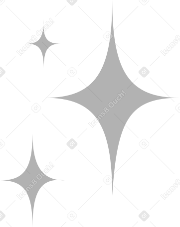 Drei graue sterne PNG, SVG