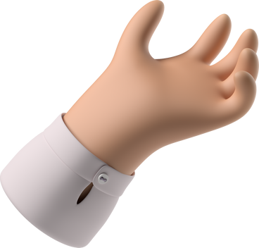 Tanned skin hand giving PNG, SVG