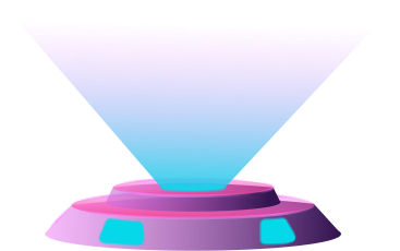 hologram projector PNG, SVG
