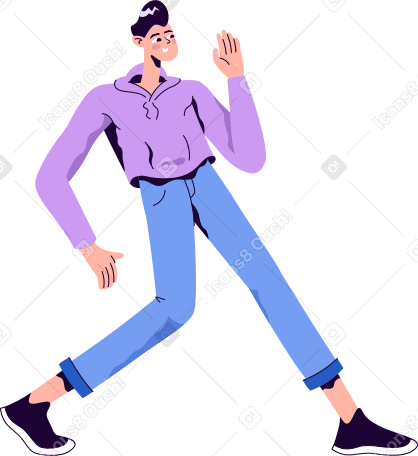 man dancing PNG, SVG