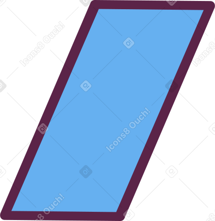 blue small tablet screen Illustration in PNG, SVG