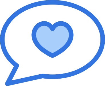Speech bubble with heart PNG, SVG