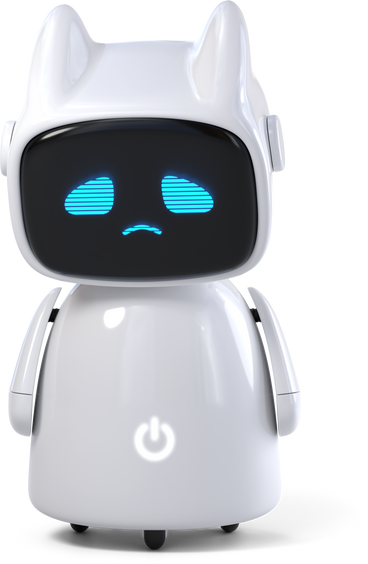 robot assistant sad PNG, SVG