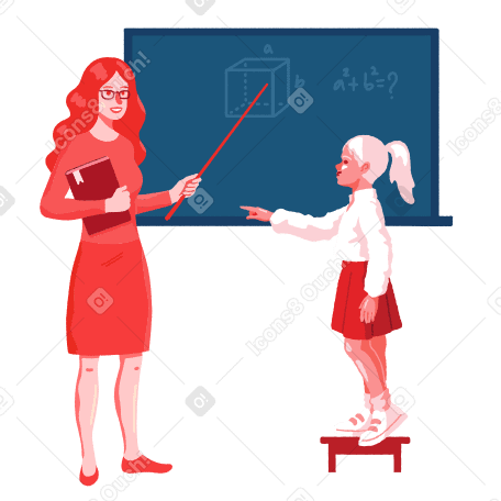 Geometry lesson Illustration in PNG, SVG