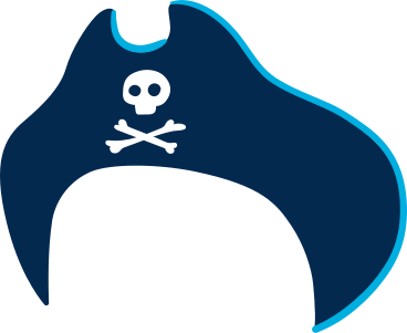 piratenhut PNG, SVG