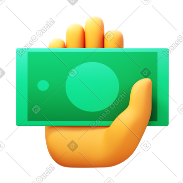 Cash in hand PNG, SVG