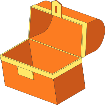 treasure chest PNG, SVG