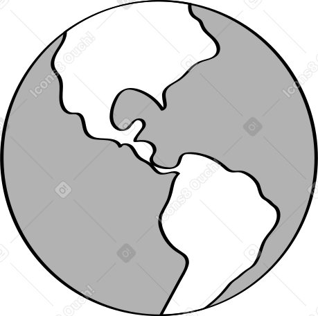 earth Illustration in PNG, SVG
