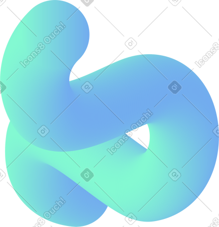 blue curved shape PNG, SVG