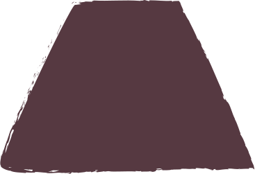 Dark brown trapezoid PNG, SVG