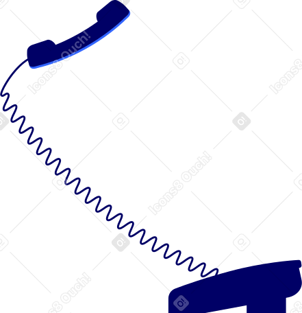 landline phone Illustration in PNG, SVG