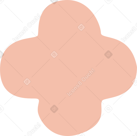 pink quatrefoil Illustration in PNG, SVG