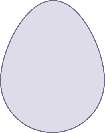 Белое яйцо в PNG, SVG