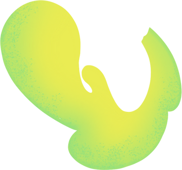 Gradient green shape PNG, SVG