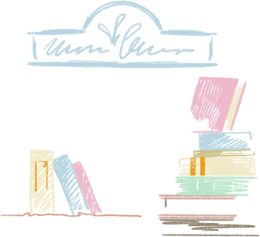 Bookstore background PNG、SVG
