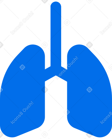 lungs icon animated illustration in GIF, Lottie (JSON), AE