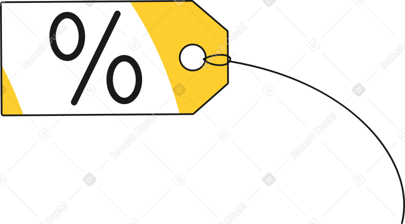 percentage label Illustration in PNG, SVG