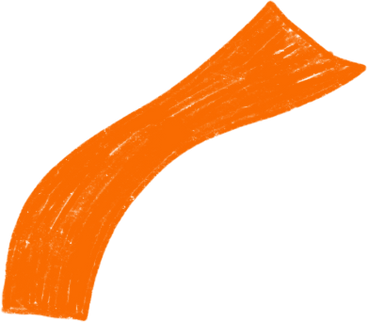 orange confetti ribbon PNG, SVG