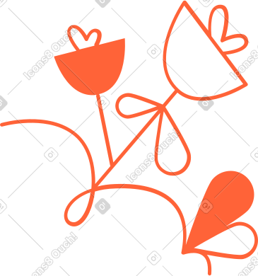 花 PNG, SVG