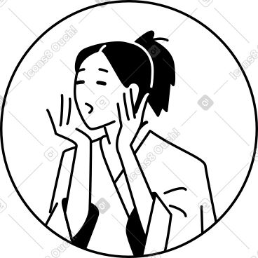 镜子里的女人 PNG, SVG