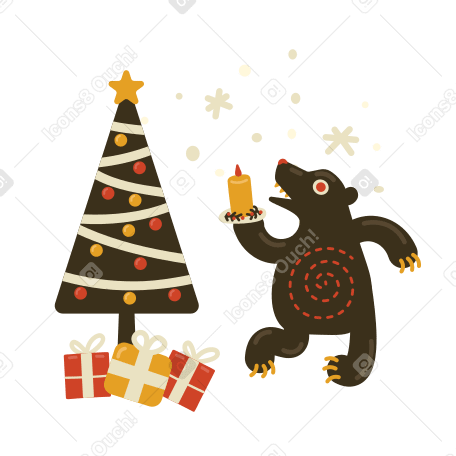 Christmas mood  Illustration in PNG, SVG