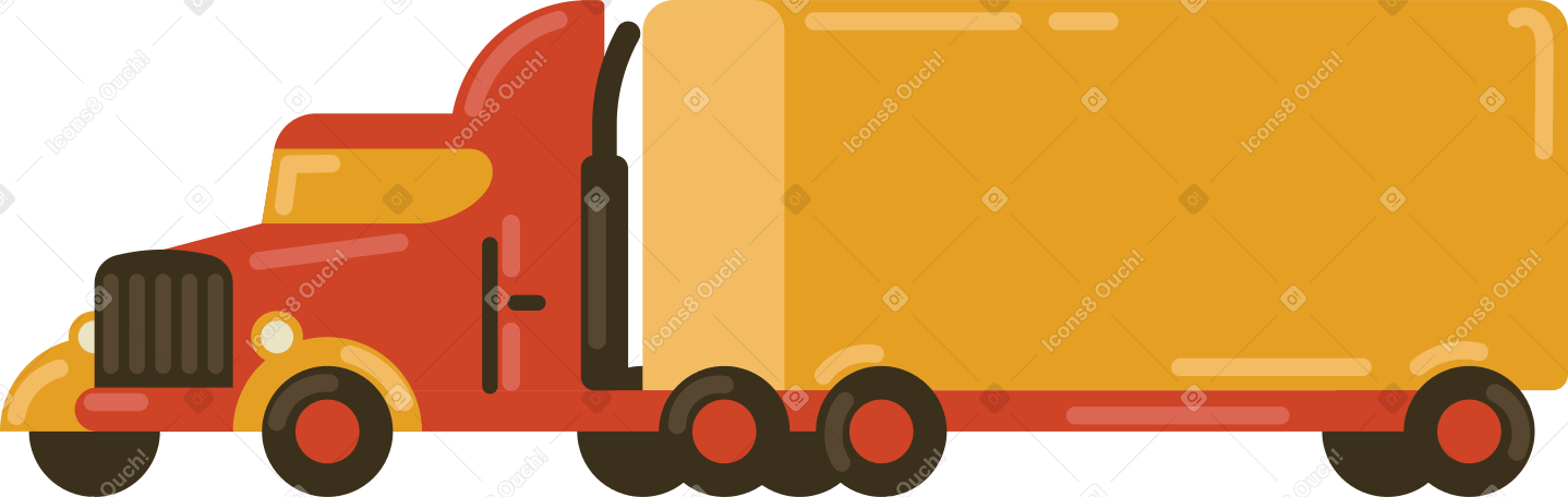 truck Illustration in PNG, SVG