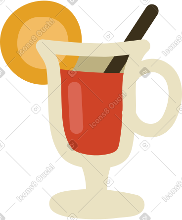 Mulled wine PNG, SVG