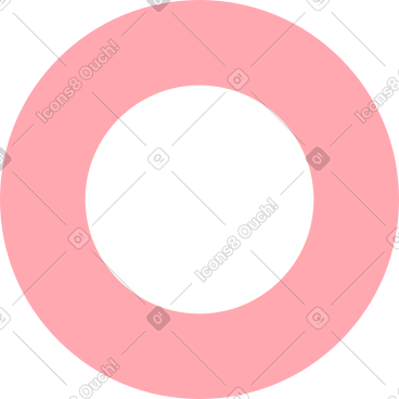 Huge pink ring PNG, SVG