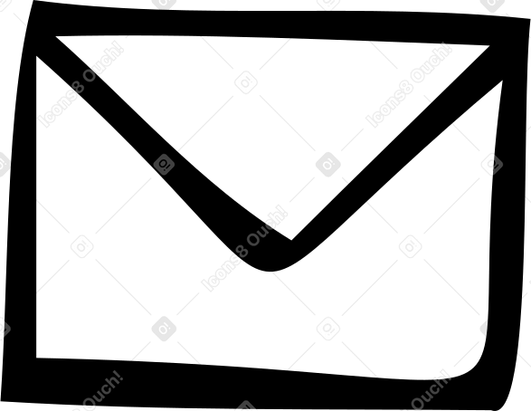 Carta de sobre pequeño PNG, SVG