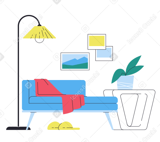 Living room PNG, SVG