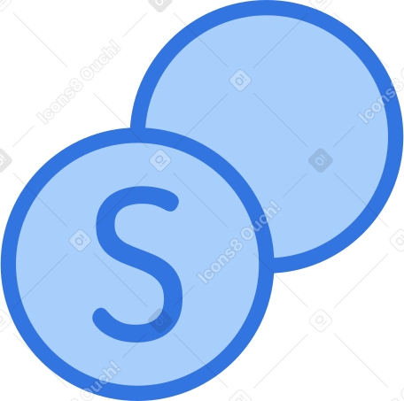 coins icon PNG, SVG